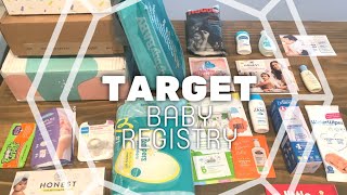 2020 FREE Target Baby Registry Gift Bag  Baby Registry Box [upl. by Caia]