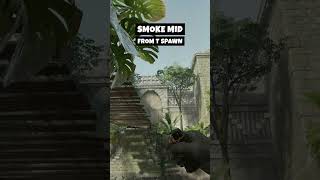 HOW TO SMOKE MID from T SPAWN on Ancient CS2 cs2 counterstrike2 cs2clips [upl. by Liuka]