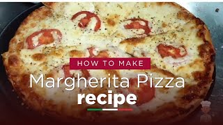 pizza  How To Make Margherita Pizza Recipe  khana Khazana Atul chef [upl. by Araz]