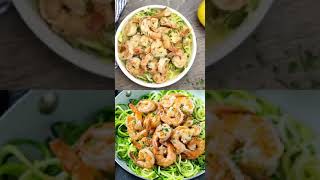 KETO DIET  SHRIMP SCAMPI ZOODLES Video in 2021 Pescatarian recipes healthy Healthy recipes [upl. by Anotyal]