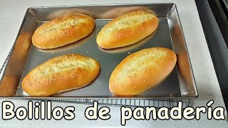 Como hacer bolillos y baguette estilo panadería [upl. by Ordnagela]