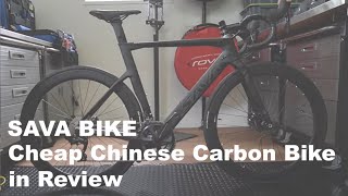 Cheap Chinese Carbon Bike SAVA in Test  Bike Review [upl. by Cleary253]