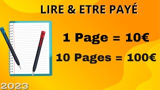 Gagner de largent en lisant  1 Page  10€  Argent PayPal [upl. by Okechuku]