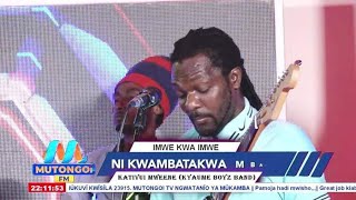 Kativui Mweene Live At Mutongoi TV Kwambata Kwambata Show 04032023 🔥🔥🎸🎸🦂🦂 [upl. by Emiaj]