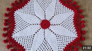 Thalposh Crochet Thalposh Woolen rumal Crochet designthalposhdesign viral highlights [upl. by Adlecirg]