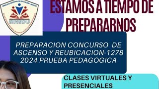 CAPACITACIÓN IV  CONCURSO ASCENSO Y REUBICACIÓN DOCENTE [upl. by Fredek]