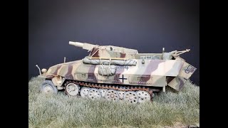 AFV Club Sd Kfz 2519 Ausf D Kanonenwagen Complete Build [upl. by Lelia28]