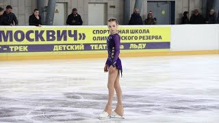 Дарья Усачёва ПП Daria Usacheva FS старшие Первенство Москвы младшего возраста 2019 [upl. by Lerred420]