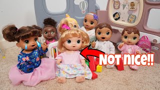 Baby Alive doll Daycare Lola is not nice Baby Alive doll videos [upl. by Nosinned]