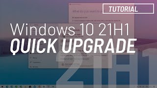 Windows 10 21H1 May 2021 Update Upgrade from 20H2 or 2004 with Windows Update [upl. by Nivar]