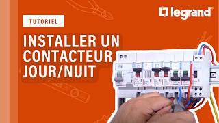 Comment installer un contacteur journuit Legrand au tableau électrique [upl. by Rahcir]