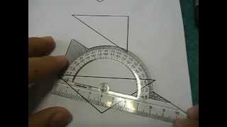 Açıölçer nasıl kullanılır  Açı nasıl ölçülür [upl. by Olaznog]