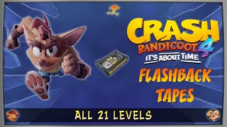 Crash 4 Its About Time OST  Flashback Tapes All 21 [upl. by Hgielanna]