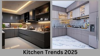 Kitchen Trends 2025  Modern Kitchen Design ideas For Renovation And inspired Designs [upl. by Inhsor943]