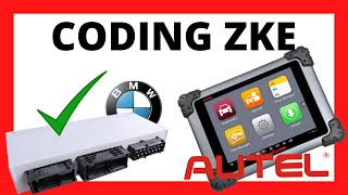 ✅ CODING zke ECU of BMW E46 with AUTEL MAXISYS  IM608 ✅ HOW TO DO IT [upl. by Omik7]