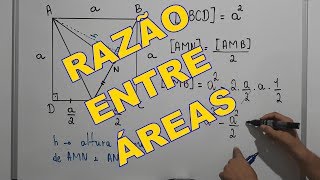 RAZÃO ENTRE ÁREAS  IFCE  Integrado 20172  Questão 34 [upl. by Adnek111]