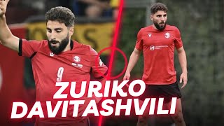 🇬🇪Zuriko Davitashvili  Kvaratskhelias Georgian Brother TOP EURO 2024 TALENT Goals and skills [upl. by Culley971]