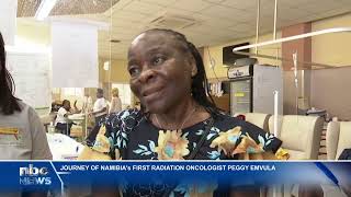 Namibia’s first radiation oncologist Dr Peggy Emvula retires  nbc [upl. by Ahsot]