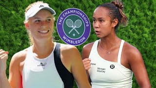 Caroline Wozniacki vs Leylah Annie Fernandez  Wimbledon 2024 [upl. by Dietsche75]