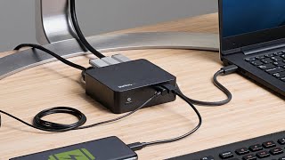 The Best Laptop Docking Station For 2021 USBC VGA MiniDP amp HDMI Ports [upl. by Neddy]