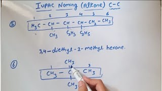 IUPAC Nomenclature Alkane class 11 easy explanation [upl. by Ivon]