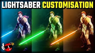 Jedi Fallen Order  Everything You Need to Know About Lightsaber Customisation [upl. by Namzaj992]