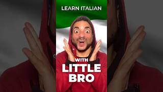 mercuri88 manuelmercuri Learn Italian with Little Bro learnitalian shorts funny memes comedy [upl. by Willett113]