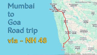 Mumbai to Goa road trip  Full drive in real time  NH48  4K [upl. by Usanis]