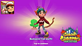 Unlocking Alfie Backyard Troll Outfit  Subway Surfers Vancouver 2024  Season Hunt Reward [upl. by Herschel]