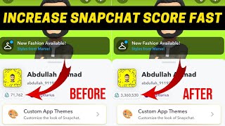 How to Increase Snapchat Score Fast in 2023  100 Working Method [upl. by Nanny]