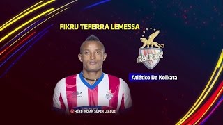 Hero ISL  Fikru Lemessa Atletico De Kolkata [upl. by Essenaj]