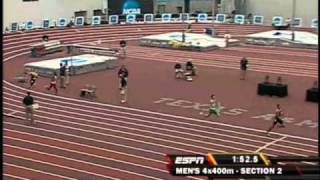 2011 NCAA Indoor Mens 4x4 Final Section 2 [upl. by Nwahsud893]