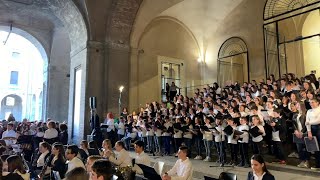 Festa dellEuropa lInno alla gioia degli studenti di Parma emoziona [upl. by Enyale632]