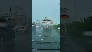 70mai m200 dashcam raining highway video tumkur bengaluru [upl. by Tallbot]