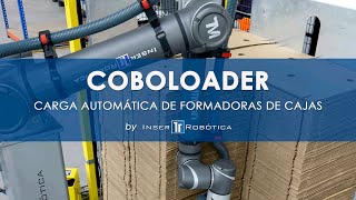 COBOLOADER Carga robotizada de formadoras de cajas Wrap Around con robots colaborativos [upl. by Charlet561]