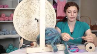 How to Spin Yarn for Socks  Fiber Arts 101 [upl. by Kerk]