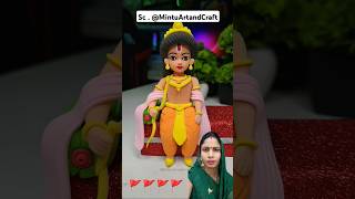 Ram Chandra Ji Idol 💚shorts short ram art trending viral MintuArtandCraft [upl. by Ehrenberg]