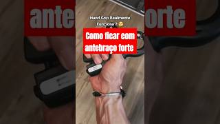 Antebraço forte com hand gryppi treino antebraço braço forte gym handgriper [upl. by Aissila]