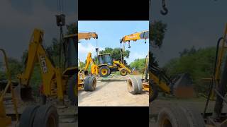 3 JCB POWER VS TRACTORS KING RAYYAN07 jcb car bus tractor trending shorts video [upl. by Elauqsap35]