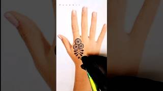 New Creative Mehndi Design mehndi viral fondart trending henna youtubeshorts shorts [upl. by Acessej]