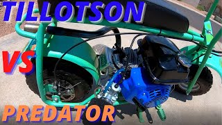 Is a Tillotson 212 faster than a Predator 212  Tillotson vs Predator [upl. by Kristyn977]