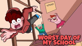 Worst day of my school  hindi animation storytime [upl. by Luahs]