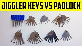 5 Jiggler Keys VS Padlock [upl. by Nette]