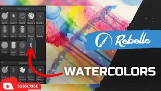 Rebelle 5 amp 6 Tutorials Watercolors [upl. by Eustache]