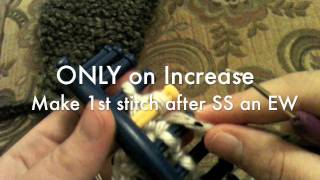 Increase by 1 and Half Stitch or Cleaner garter edge purl [upl. by Hildick]