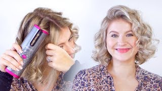 Worlds First WIRELESS AUTOMATED Curling Iron  Milabu [upl. by Clarance]