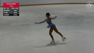 2024 Novice Canadian Championships Novice Women FP Sandrine Blais [upl. by Segal]