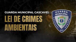 GUARDA MUNICIPAL CASCAVELPR  LEI DOS CRIMES AMBIENTAIS [upl. by Teriann563]