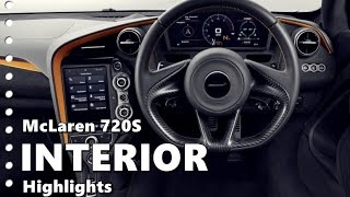 McLaren 720S Interior Features Colors and Trims [upl. by Nylatsirhc]