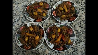 أكلة سريعة و سهلة جدا زعلوك الباذنجال اللذيذ Zaâlouk Salade à base daubergine [upl. by Enaek]